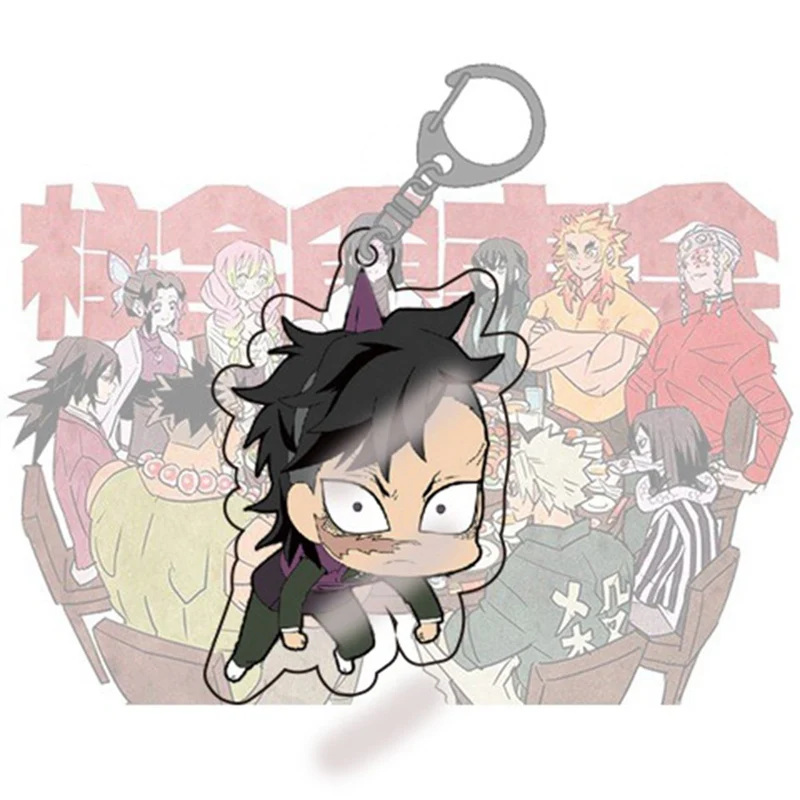 Аниме Demon Slayer брелок Brinco Blade Of Ghost брелки чокер Kamado Tanjirou же ювелирные изделия