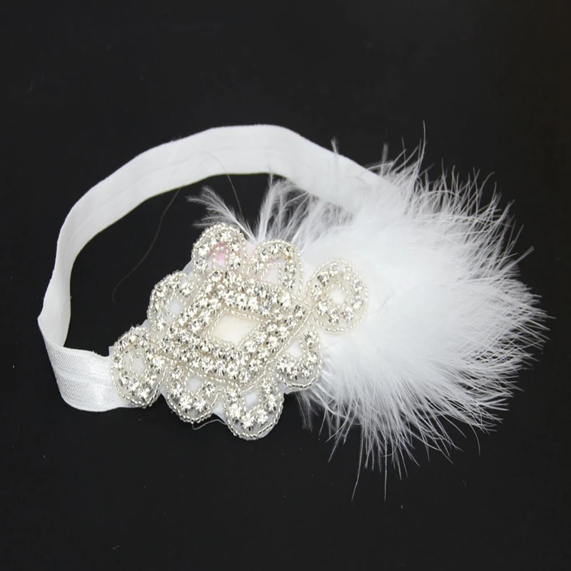 Повязка на голову стразы китайская для новорожденных девочек повязка малышей