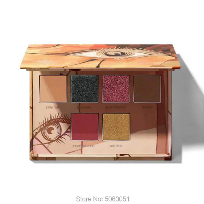 Палитра теней для век 6 цветов блестящие перламутровые тени ослепительно Красота