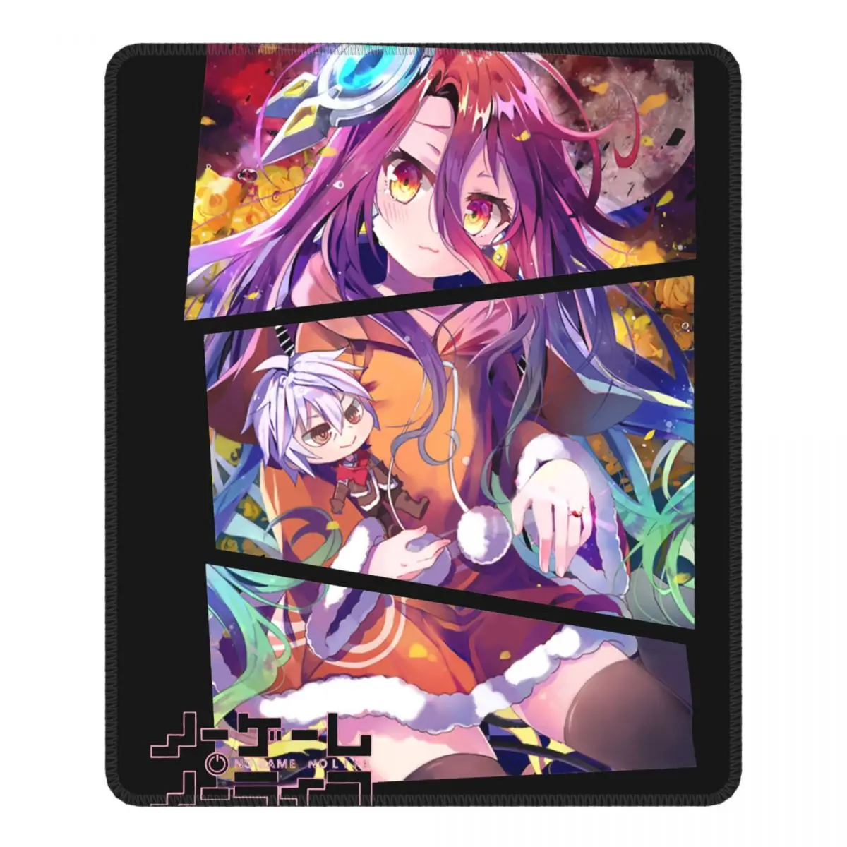 

Уникальный Коврик для мыши Shuvi No Game No Life, нескользящий коврик для мыши, украшение для стола из натурального каучука