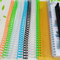 a4 30pcs 46hole 25mm loose leaf plastic binding ring spiral coil 41 rubber punch strip notebook stationery school office supply