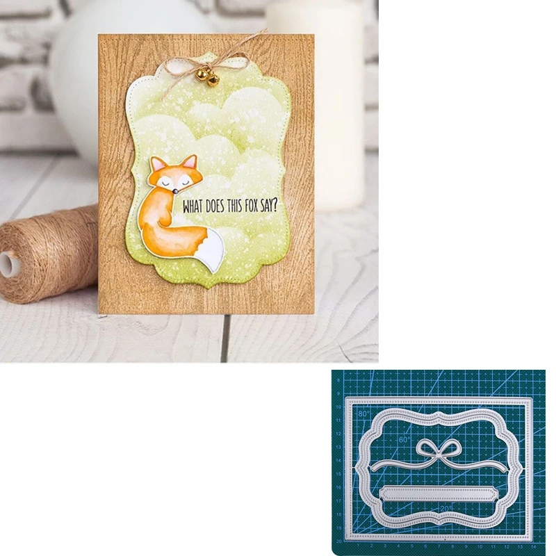 Необычная рамка высечки для открыток сделай сам штампы скрапбукинга