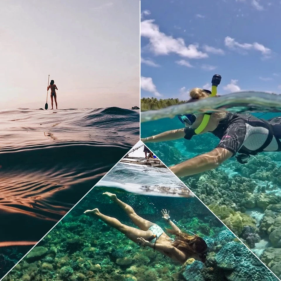 Подводный купол SHOOT для GoPro Hero 7 6 5 Black с Поплавковым захватом водонепроницаемый