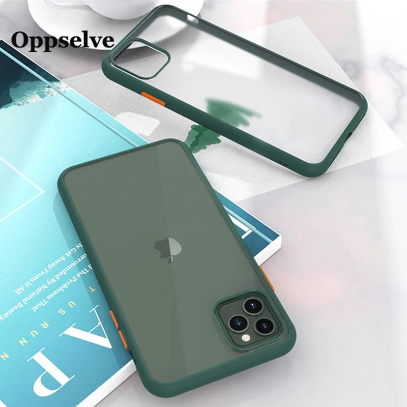 Матовый чехол для телефона iPhone 11 Pro Max X XS MAX XR 8 7 6 мягкий силиконовый защитный