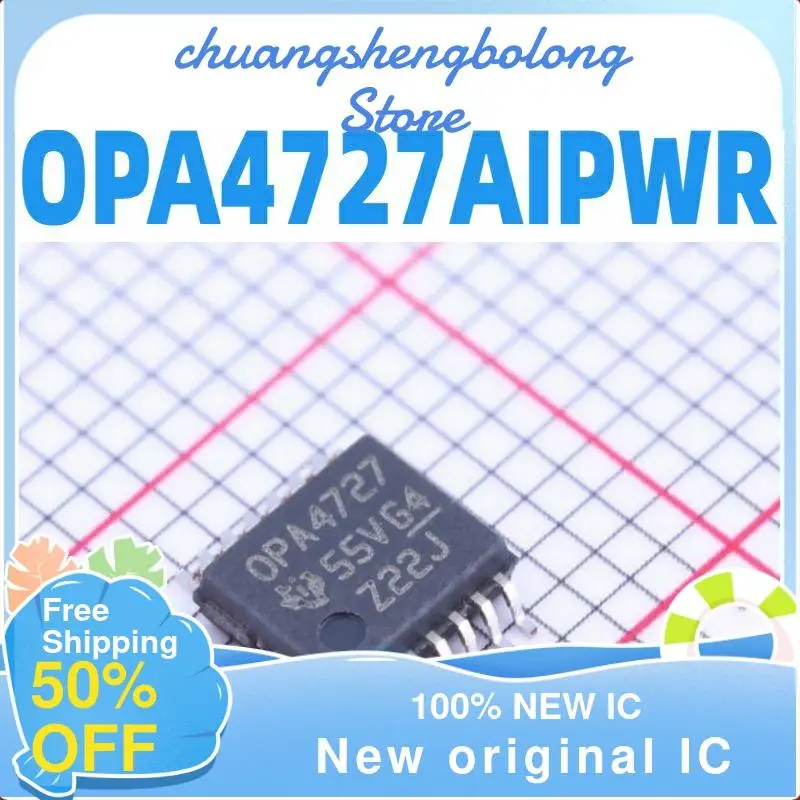 

10-200PCS OPA4727AIPWRG4 OPA4727AIPWR OPA4727 TSSOP14 New original IC