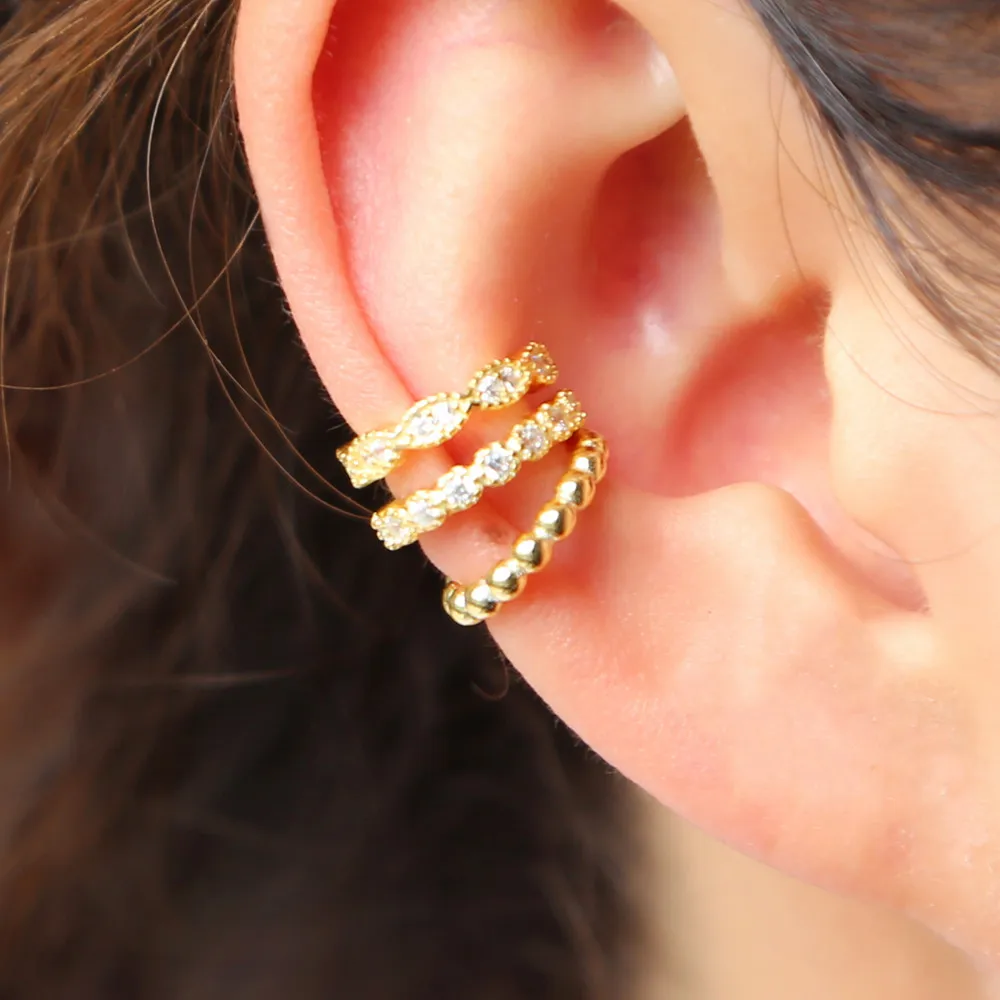 Серьги женские из серебра 925 пробы с фианитами 3 комплекта|Серьги-кольца| |