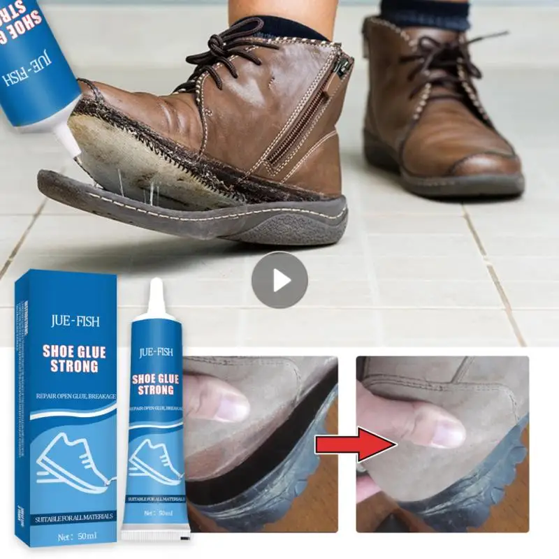 50ml Strong Shoe Glue Adhesive Worn Shoes Repairing Glue Sneakers Boot Sole Bond Adhesive Shoemaker Fix Mending Liquid Tool