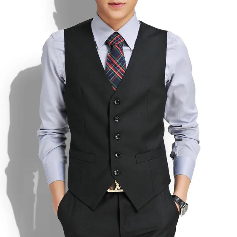 

British Style Vest New Wedding High-quality Goods Cotton Men's Fashion Design Suit Vest High-end Men's Business Casual Suit Vest