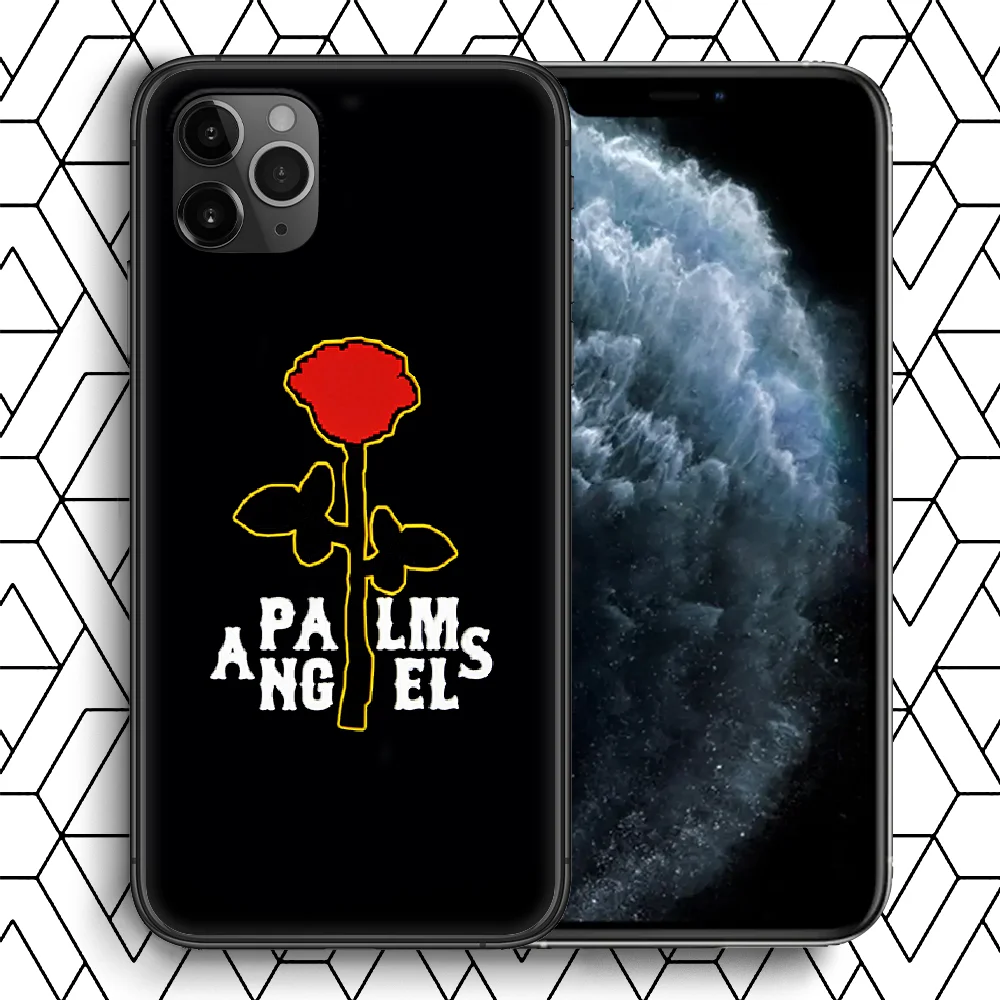 

Palm-Los Bear Angeles Luxury Phone Case For Iphone 4 4s 5 5S SE 5C 6 6S 7 8 Plus X XS XR 11 12 Mini Pro Max 2020 black Hoesjes