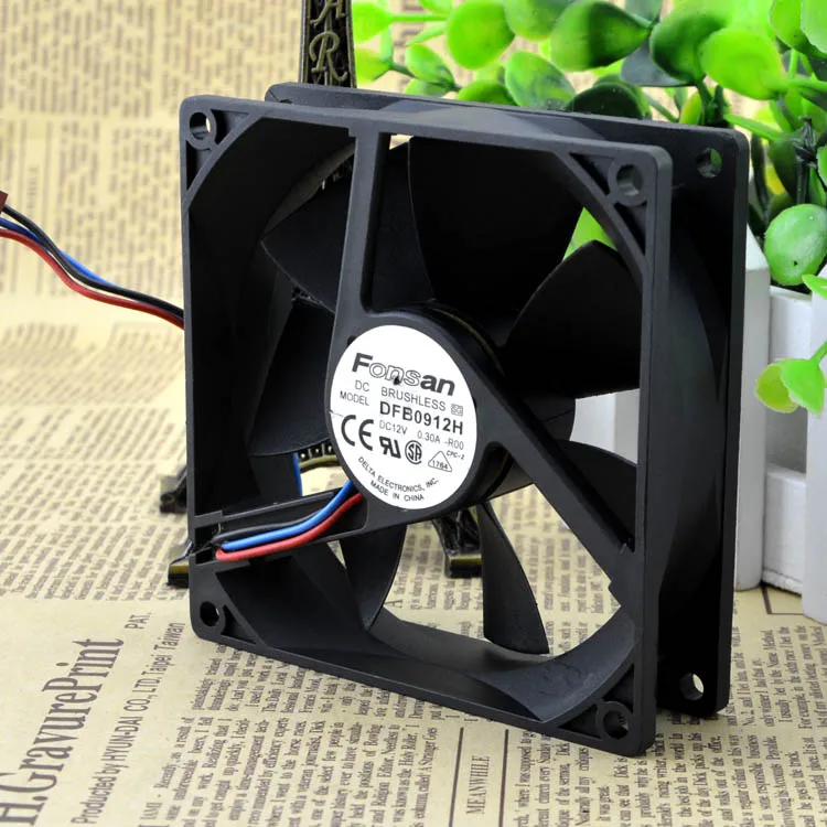 Новый DFB0912H 12V 0.30A 9CM 9025 90*90*25 защита двигателя охлаждение|Вентиляторы и наборы| |