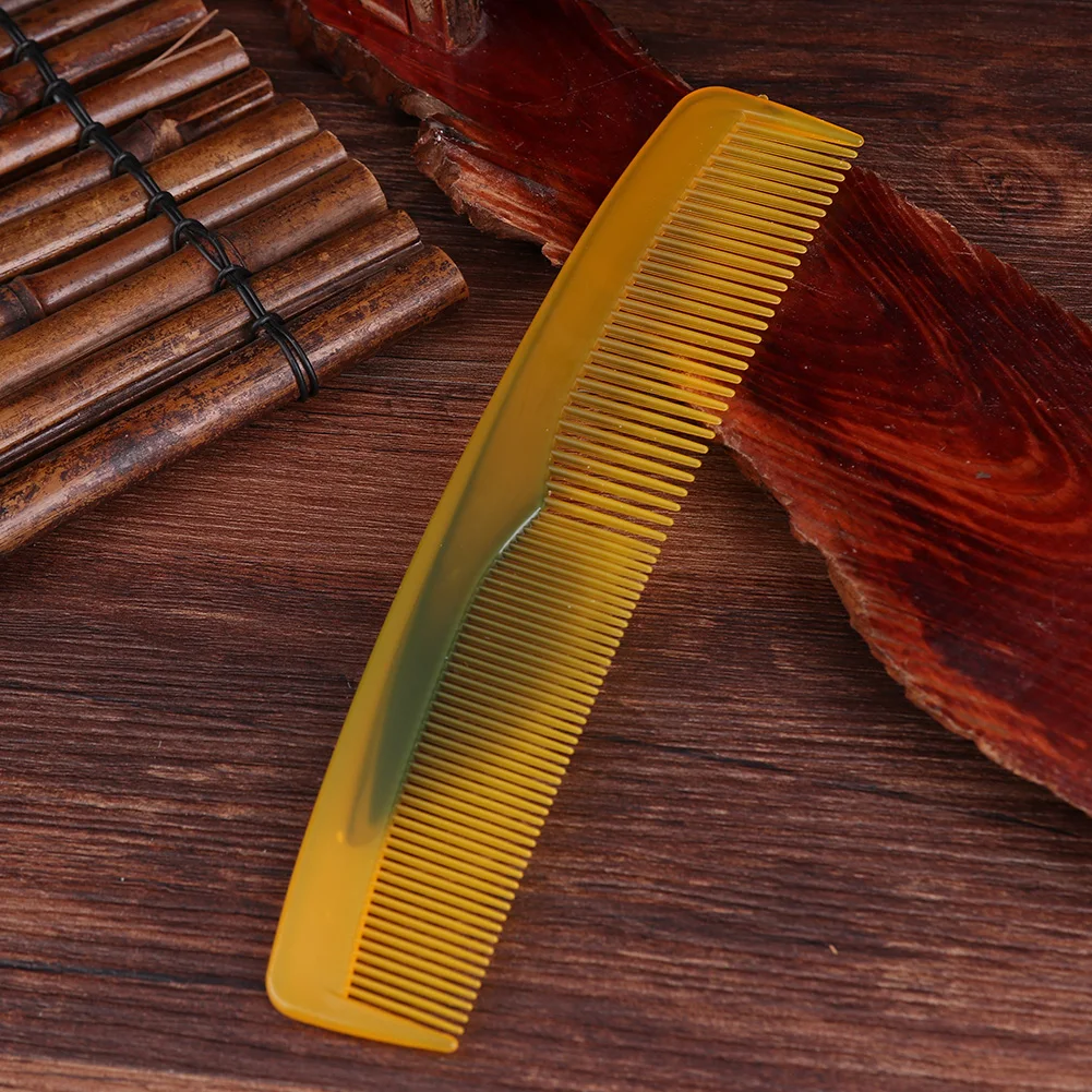 Длинная ручка натуральная полимерная расческа Антистатическая Массажная щетка