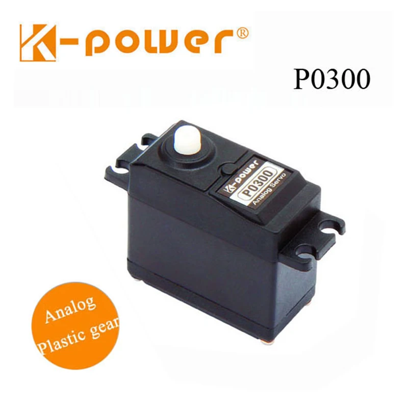 

20PCS K-power P0300 Analog Servo 3kg JR plug Plastic Gear servo Standard size servo for RC Model part
