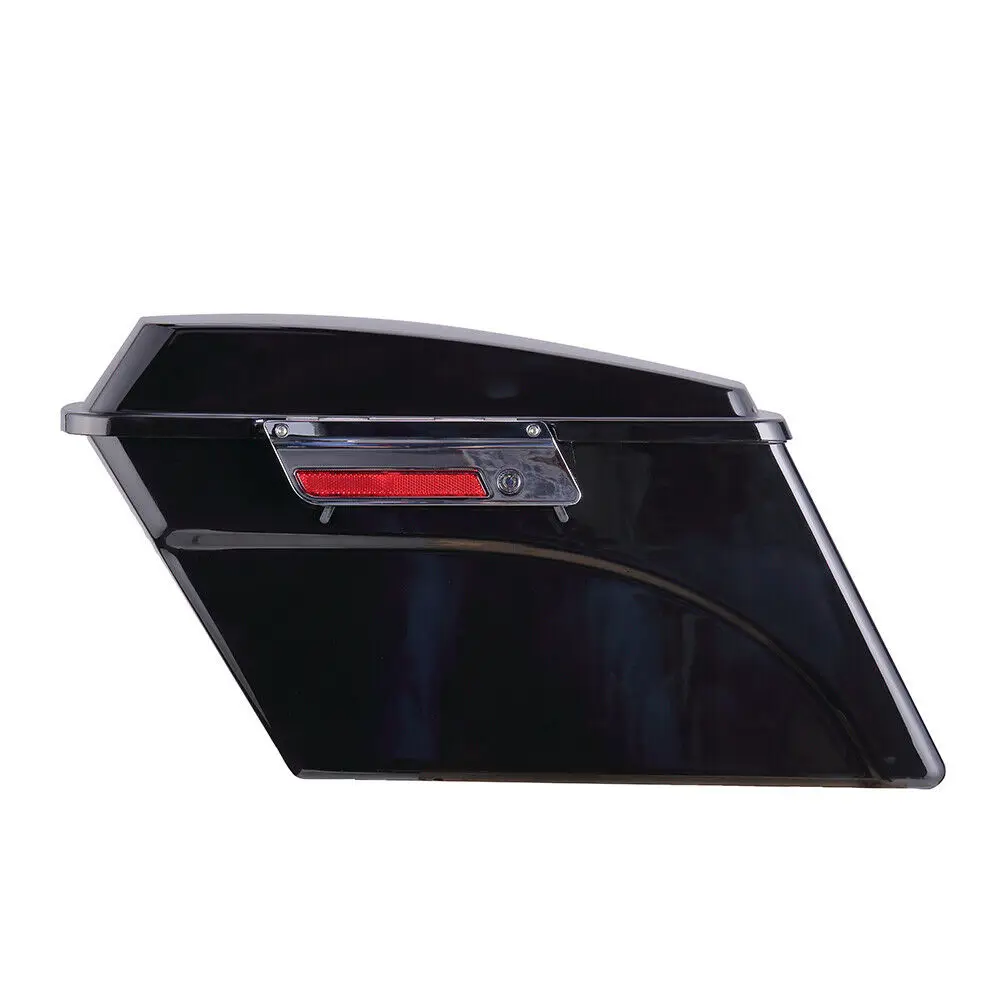 

Жесткие сумки для Road King Side Box, боковые сумки, боковые сумки, яркий черный матовый черный левый и правый цвета для Road King Street Glide 1994-2013