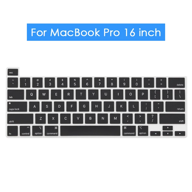 Силиконовый чехол для клавиатуры MacBook Pro 16 дюймов 2019 модель A2141 пленка защита от