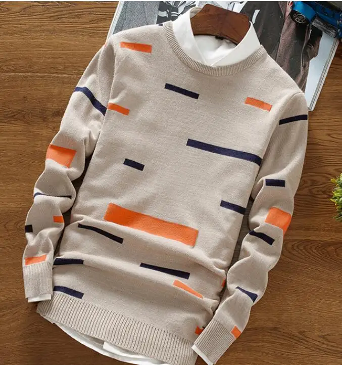 2021 модный кашемировый свитер для мужчин мужские осенне-зимние теплые толстые