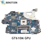 Материнская плата NOKOTION для ноутбуков Acer aspire 5750, 5750G, HM65, DDR3, MBBYL02001, P5WE0, материнская плата, GT610M, GPU, полностью протестирована