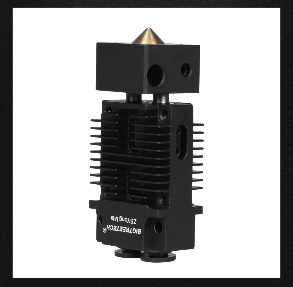 BIGTREETECH 2 в 1 из Hotend смешанные цвета 12 В/24 В 1,75 мм нити Боуден Экструдер 3d части принтера VS V6 Hotend для Titan MK8