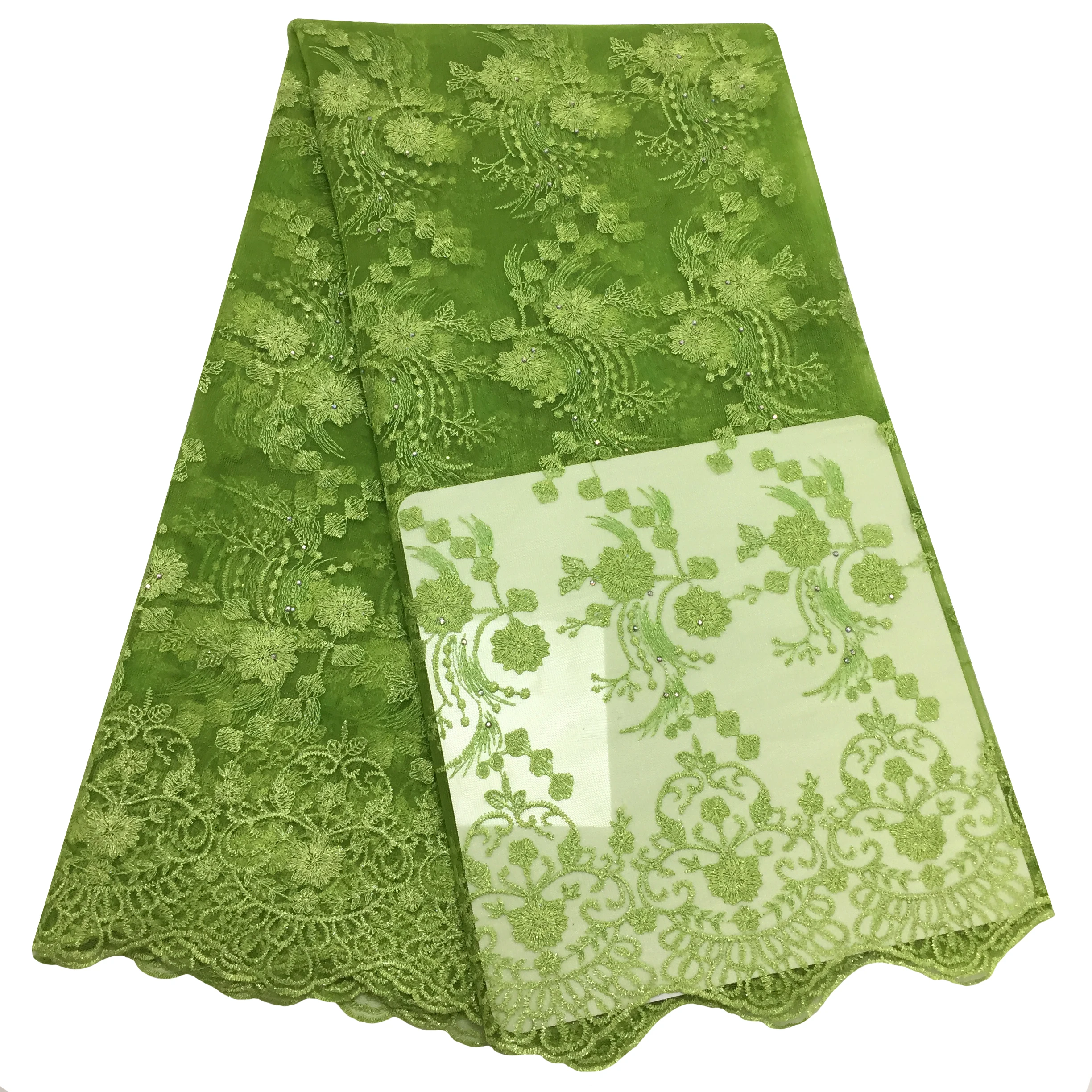 

African lace fabric 2020 High quality Nigerian French lace fabric wedding dress