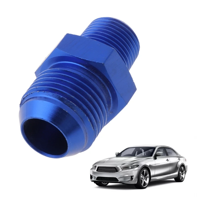 

P82B Male AN10 To 3/8'' NPT Thread Aluminum Straight Adapter Pipe Fuel Oil Fitting Adapter