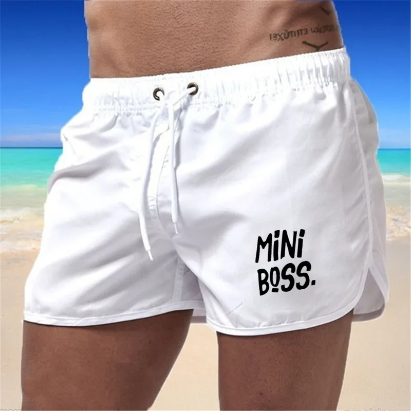 

Новинка 2021, одежда для плавания, Шорты для плавания, пляжные короткие штаны для плавания, мужские костюмы для плавания, спортивные шорты для ...