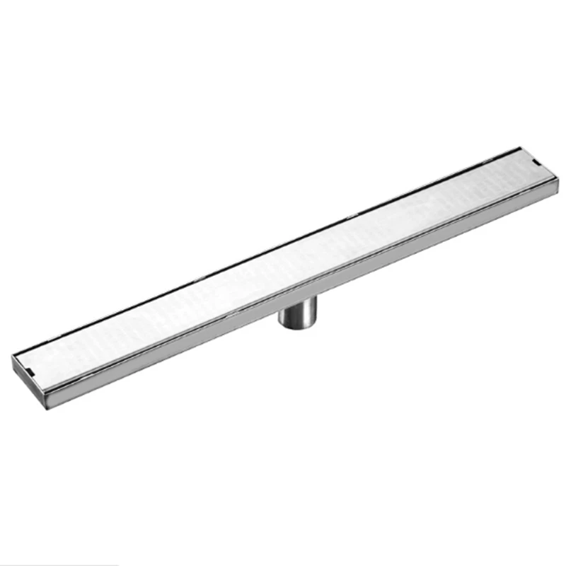 linear channel floor drain gate stainless steel deodorization type shower bathroom drain cover invisible large displacement floo free global shipping