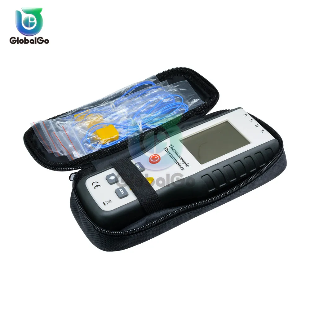 K Тип регулятор температуры с термопарным термометр сенсорный датчик термопары 4