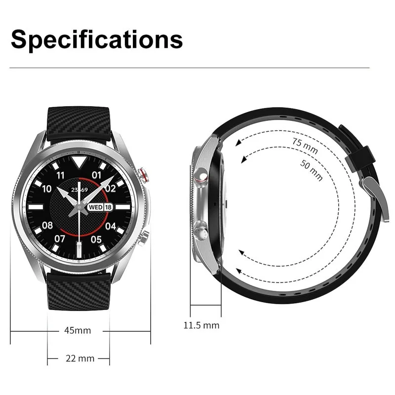 

DT91 Smart Watch For Men Bluetooth Call ECG Heart Rate Monitor Fieness Tracker SmartWatch For IOS Android For Apple HUAWEI Watch