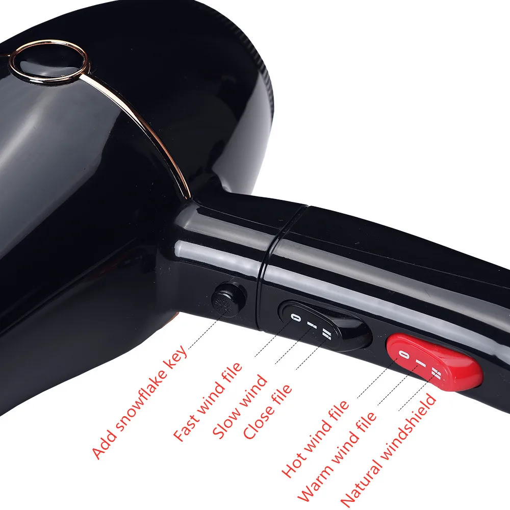 Фен для волос Профессиональный высокой мощности 2000 Вт 110 240 В|Фены волос| |