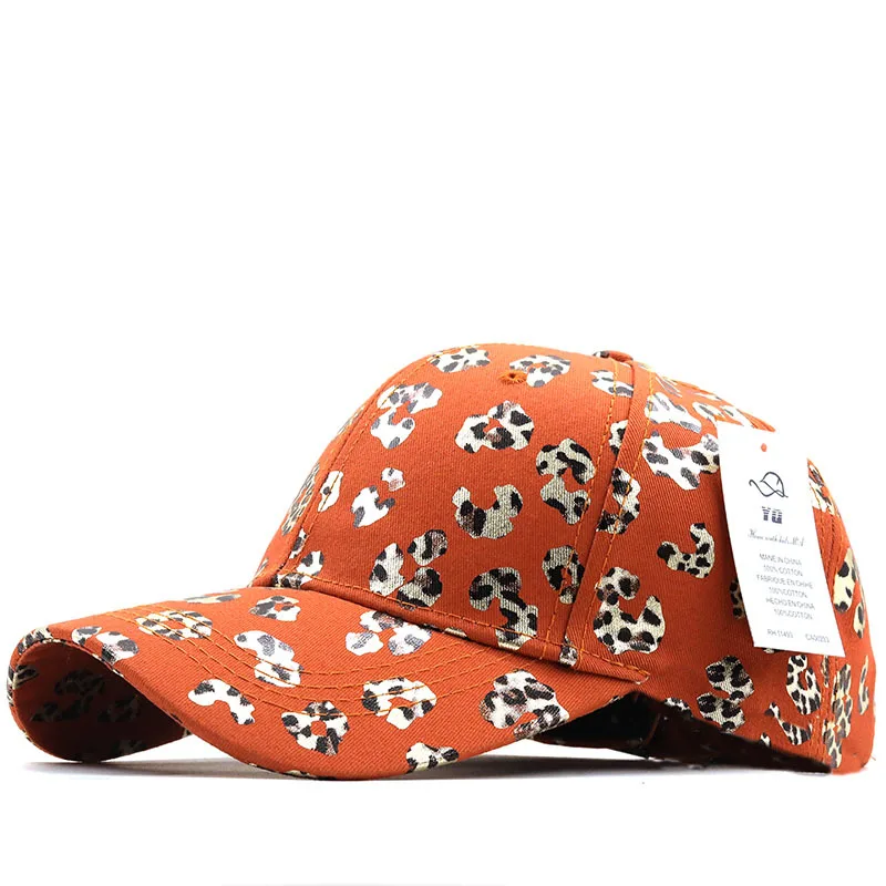 

Fashion Spring and Autumn Women's Hat New Leopard Print Baseball Cap Outdoor Travel Cap Men's Sun Hat Cap