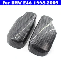 for bmw 3 series e46 1998 2005 rearview mirror caps car wing mirror cover mirror shell replacement
