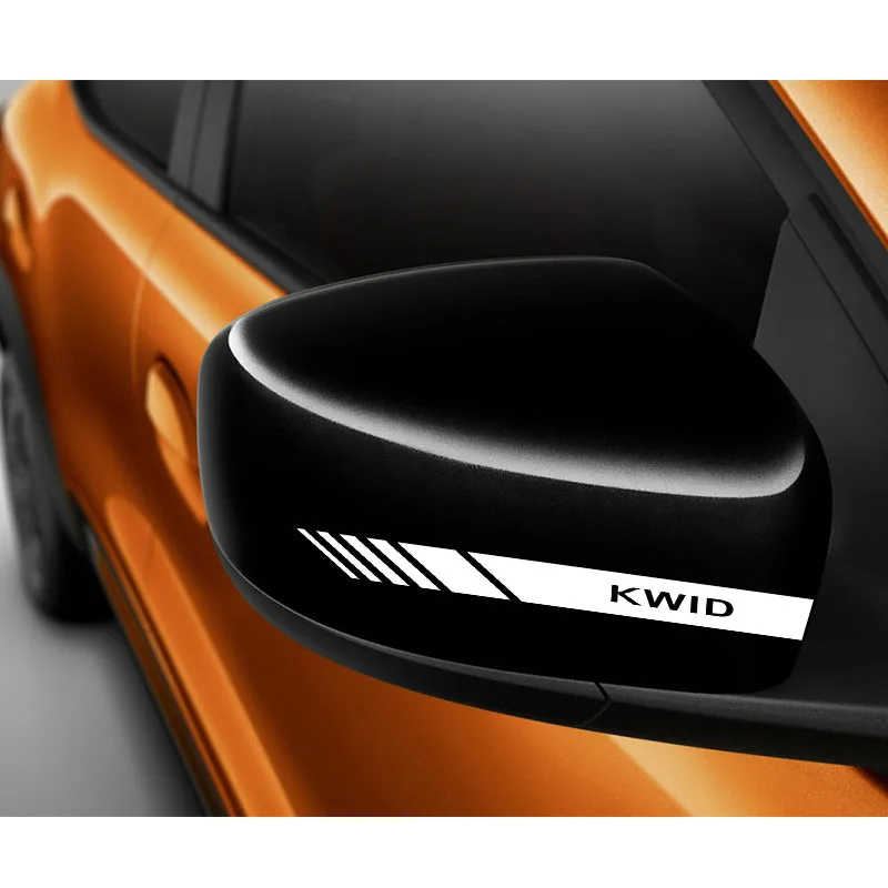 2 шт. автомобиль Зеркало заднего вида винил Стикеры s для Renault Kwid гоночный полоски