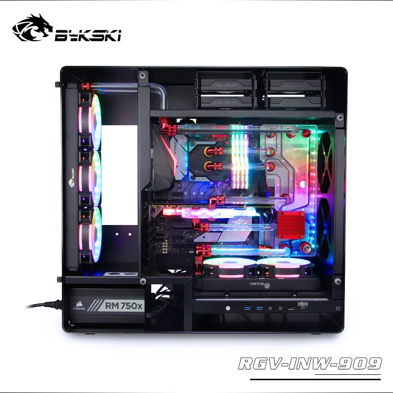 Bykski акриловая водная доска корпус для охлаждения решение использовать RGB/A-RGB