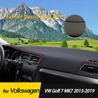 Кожаный Противоскользящий коврик для Volkswagen VW Golf 7 MK7 2013-2019, накладка на приборную панель, ковер от солнца, защитный коврик, аксессуары для ковра