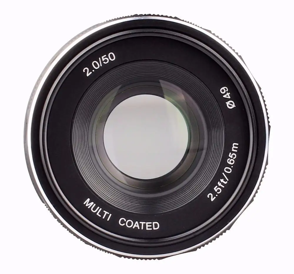 

Meike 50mm f2.0 large Aperture Manual Focus lens APS-C for Olympus Panasonic Lumix M4/3 GM1 GM2 GX1 GX2 GX7 GX8 GF5 GF6 G7 G9