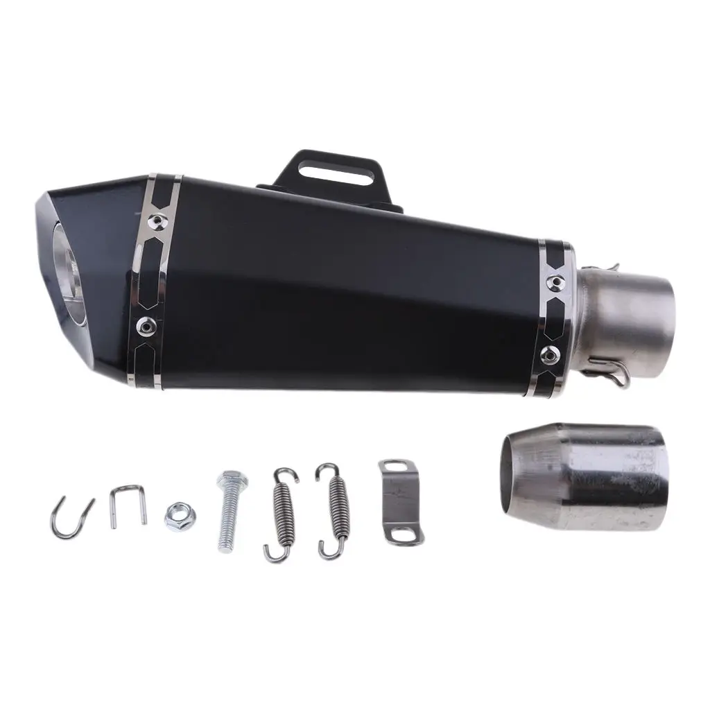 

Universal Black Exhaust Muffler Pipe Slip on Motorbike Street Bike 51mm 2''
