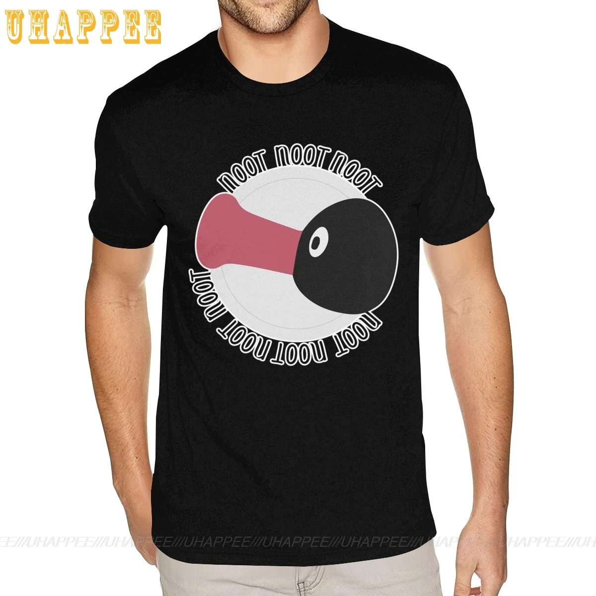 

Noot Noot Pingu For Light For Dark T-Shirt Boy Distressed Print T-Shirt Homme Short Sleeves Cheap Price Branded Merch