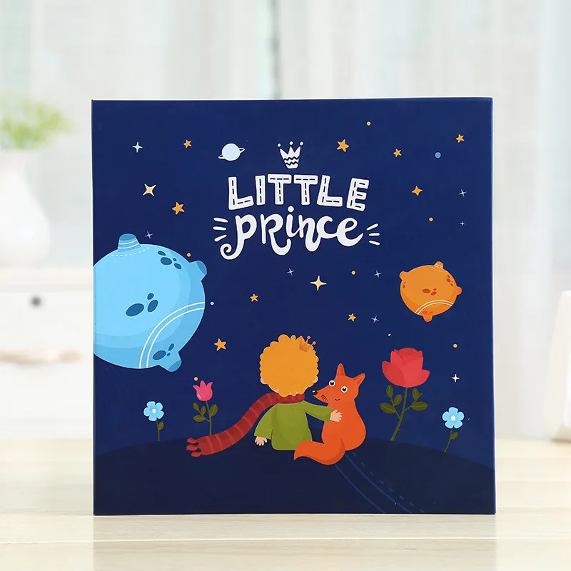little Prince Высококачественный подарок, ручная работа, 16 дюймов, 20 страниц, самоклеющийся фотоальбом, сделай сам, ранний детский альбом для влюбленных, свадебная книга, память, фотоальбом - Цвет: little Prince