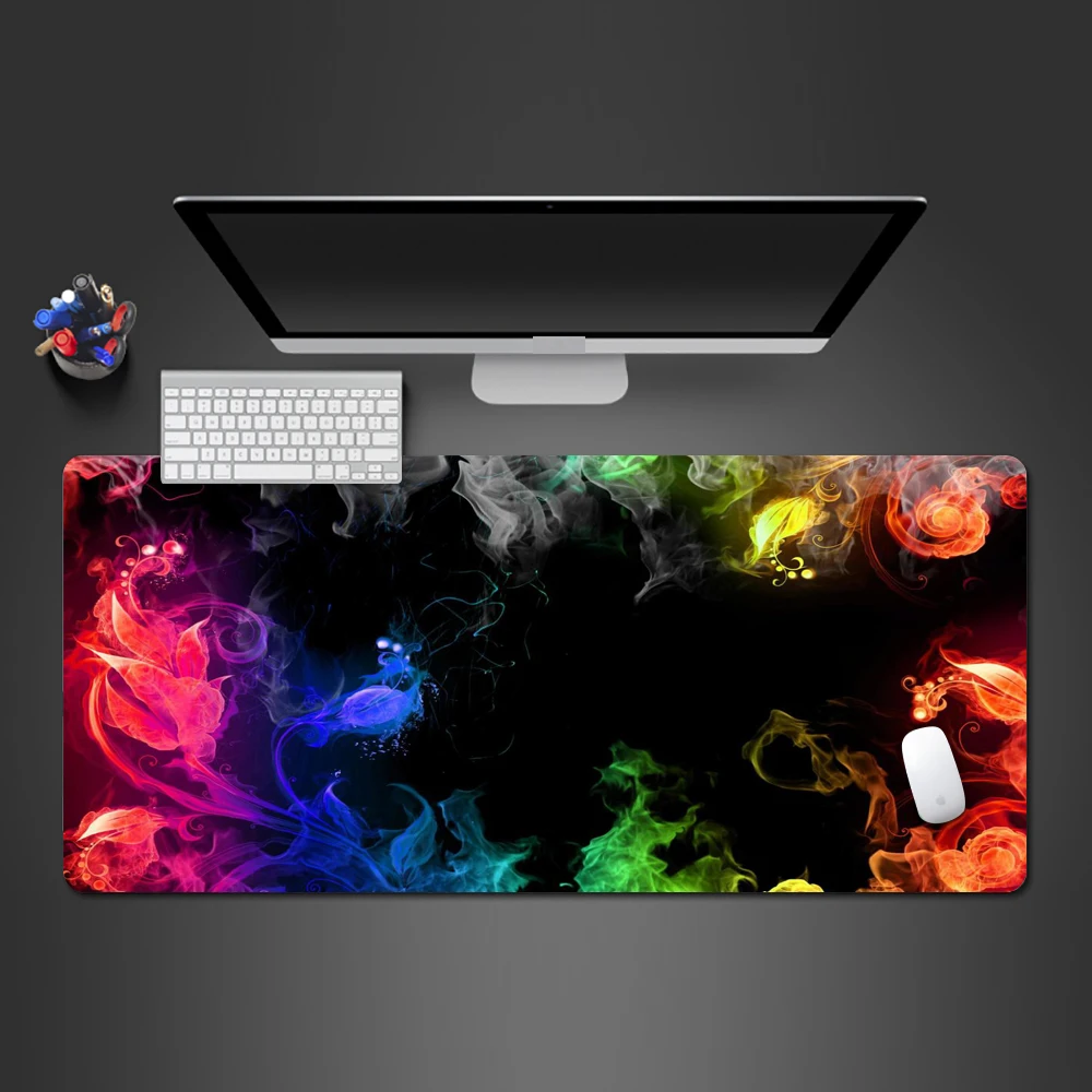 Новый красивый 3D акварельный коврик для мыши популярный игровой командный