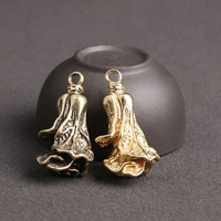 vintage pure brass cabbage car key ring hanging jewelry fashion copper keychain jewelry accessories keyrings pendants gift