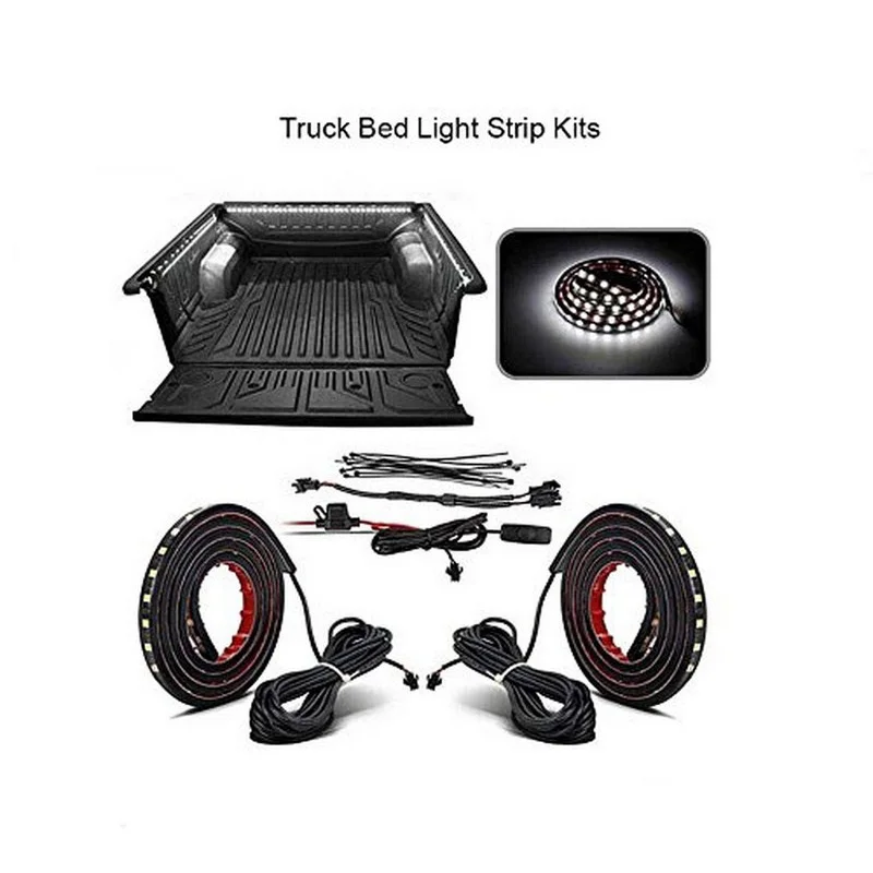 2X 60 дюймов 180 Белый светодиодный Карго ночная световая полоса для кровати