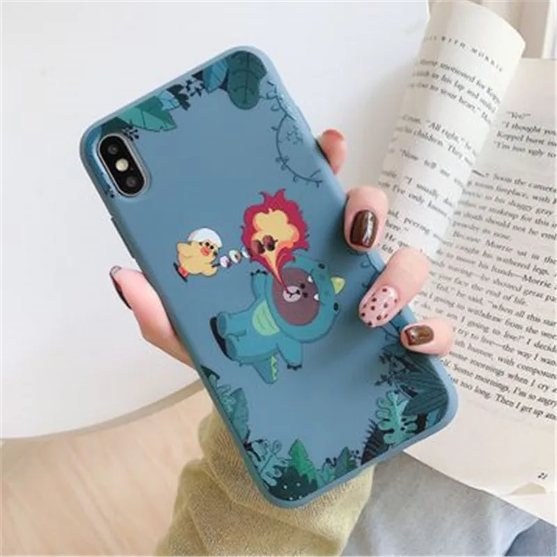 Милый чехол с мультипликационным принтом для iPhone 11 Pro Max мультипликационные пары