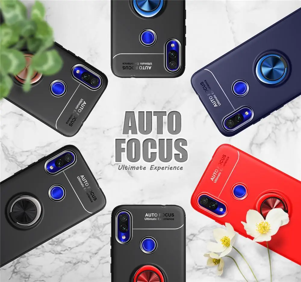 

Phone Case For Samsung Galaxy A70 A50 A30 A40 A20 A10 A60 Magnetic Ring Silicone Cover For Samsung A70s 50s 30s 20s A10s