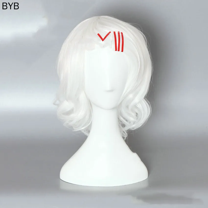 Аниме парик Tokyo Ghoul Juzo Suzuya Juuzou чистый белый термостойкий косплей костюм японский