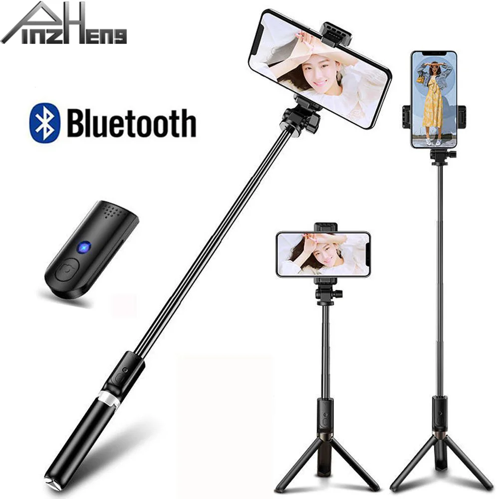 PINZHENG Беспроводная Bluetooth селфи палка для iPhone Xiaomi huawei складной штатив монопод пульт