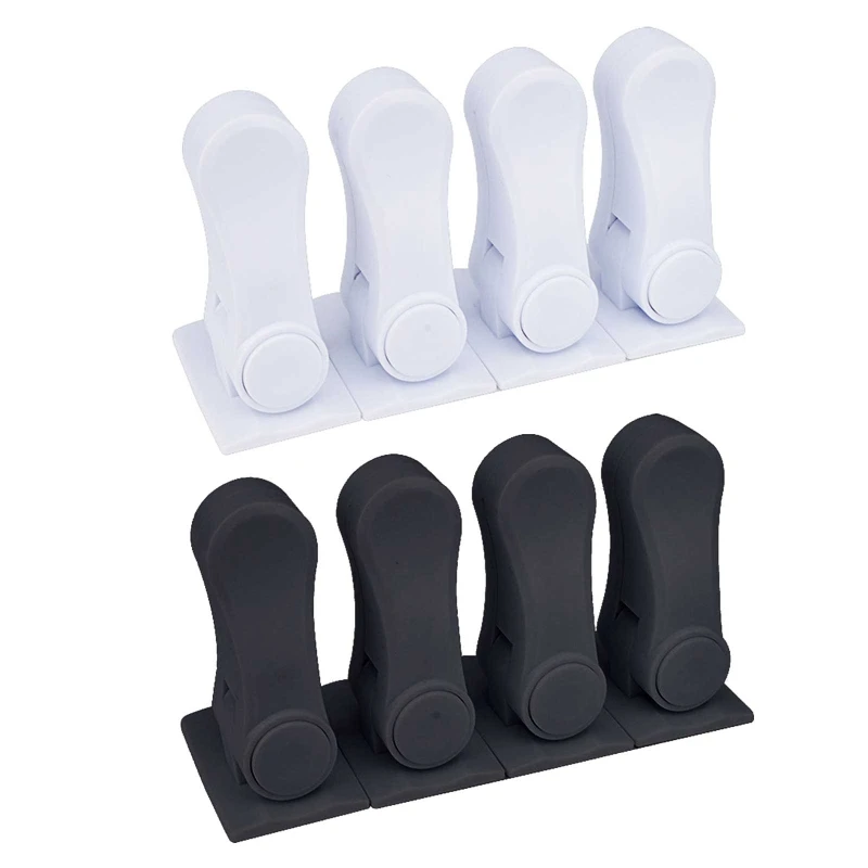

4 Pcs Child Proof Door Lever Security Locks Door Handle Safety Lock Baby Anti-open Protection Locks