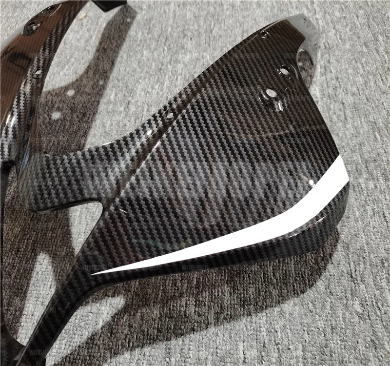 

Carbon Fiber Water transfer Fairing Front Upper Headlight Nose Cowl Cover For HONDA CBR600RR 2007 2008 2009 2010 2011 2012