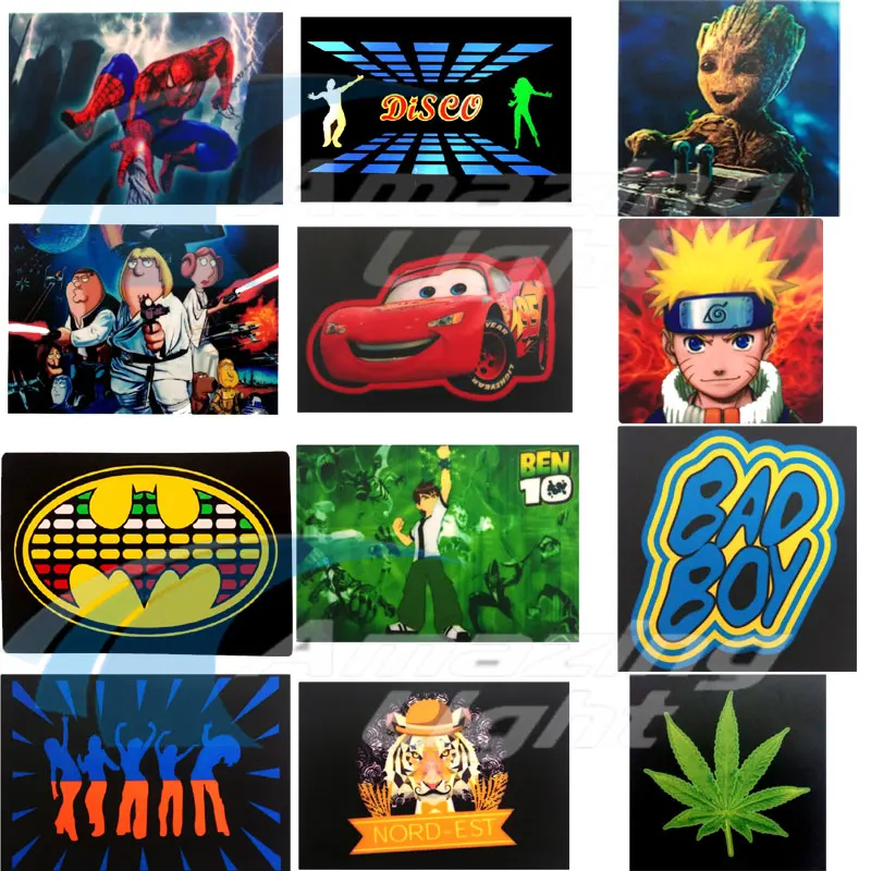 

Горячая Распродажа, детсветильник Светодиодная панель el со звуковой активацией, мигающая панель el для футболки