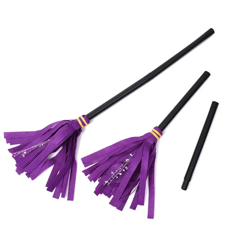 

Witches Broom Costume Prop for Halloween Girls Boys Magic School Cosplay