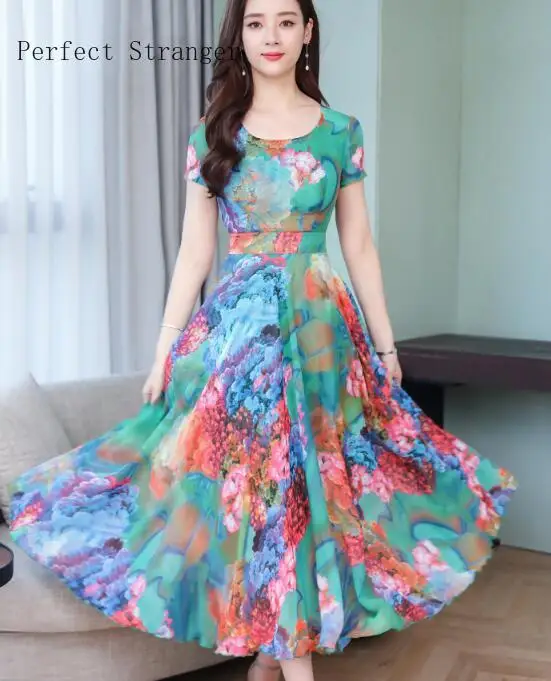 Размера плюс M-3XL 2020 Новое поступление Летнее элегантный круглый воротник