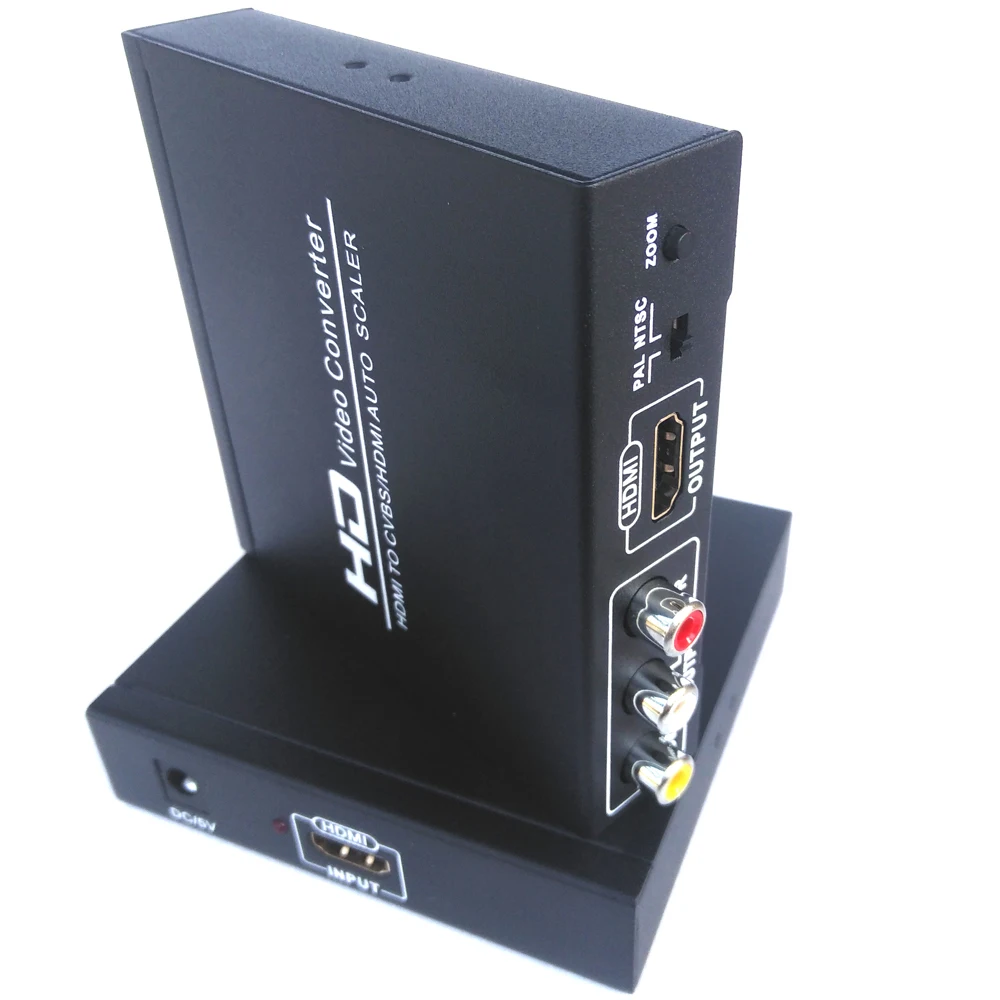 Автомобильный скалер HDMI в CVBS AV/HDMI поддержка NTSC/ PAL ТВ формата 1080P для STB DVD PS2 PS3 PSP